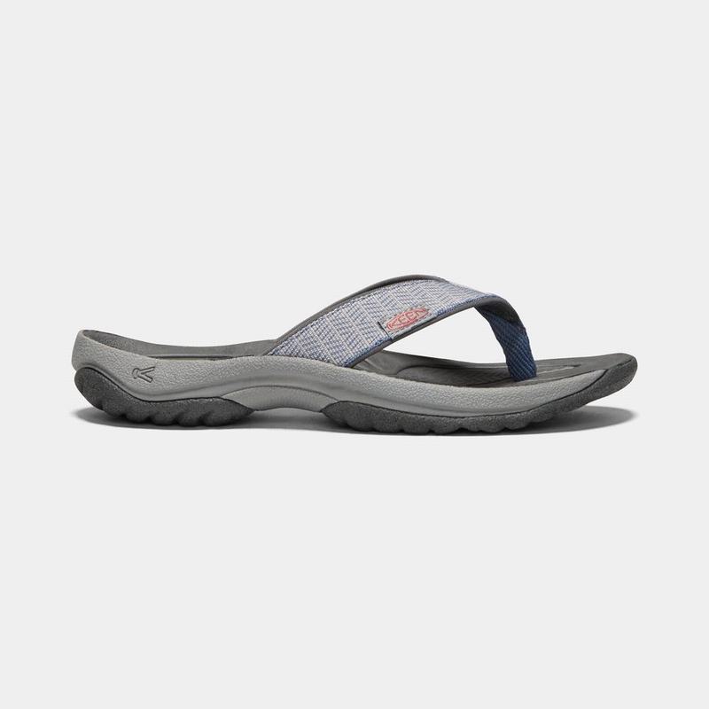 Discount Keen Kona Flip II Womens Flip Flops Grey (9243-PLODQ)